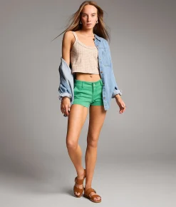 Shorts|Bottoms | BKE Stella Stretch Short Simply Green