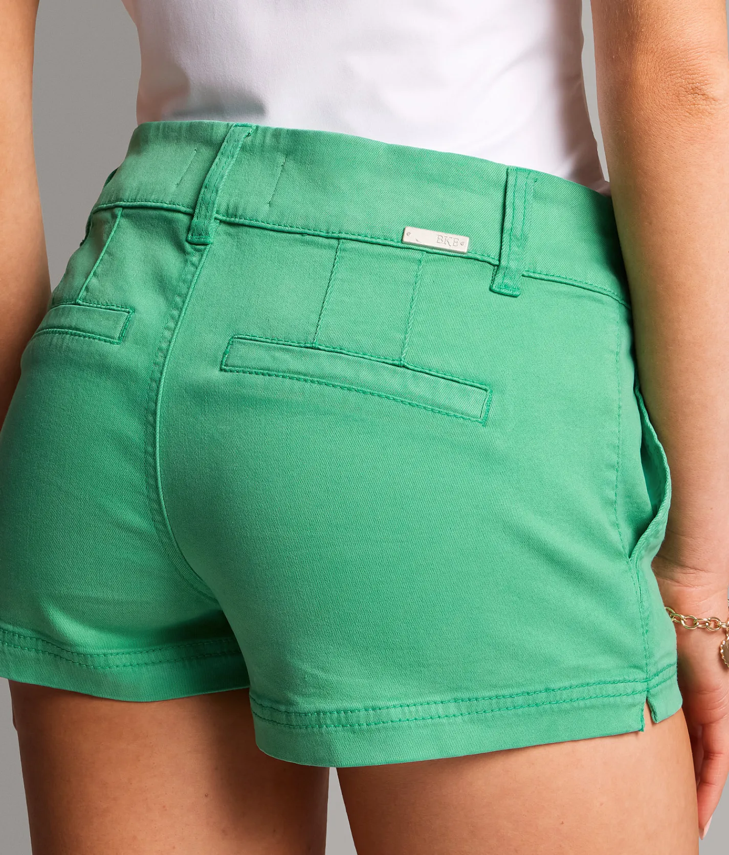 Shorts|Bottoms | BKE Stella Stretch Short Simply Green