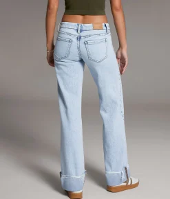 BKE Stella Wide Leg Stretch Cuffed Jean Rainer 10 New
