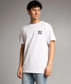 Maven Co-op Stencil Performance T-Shirt White Outlet
