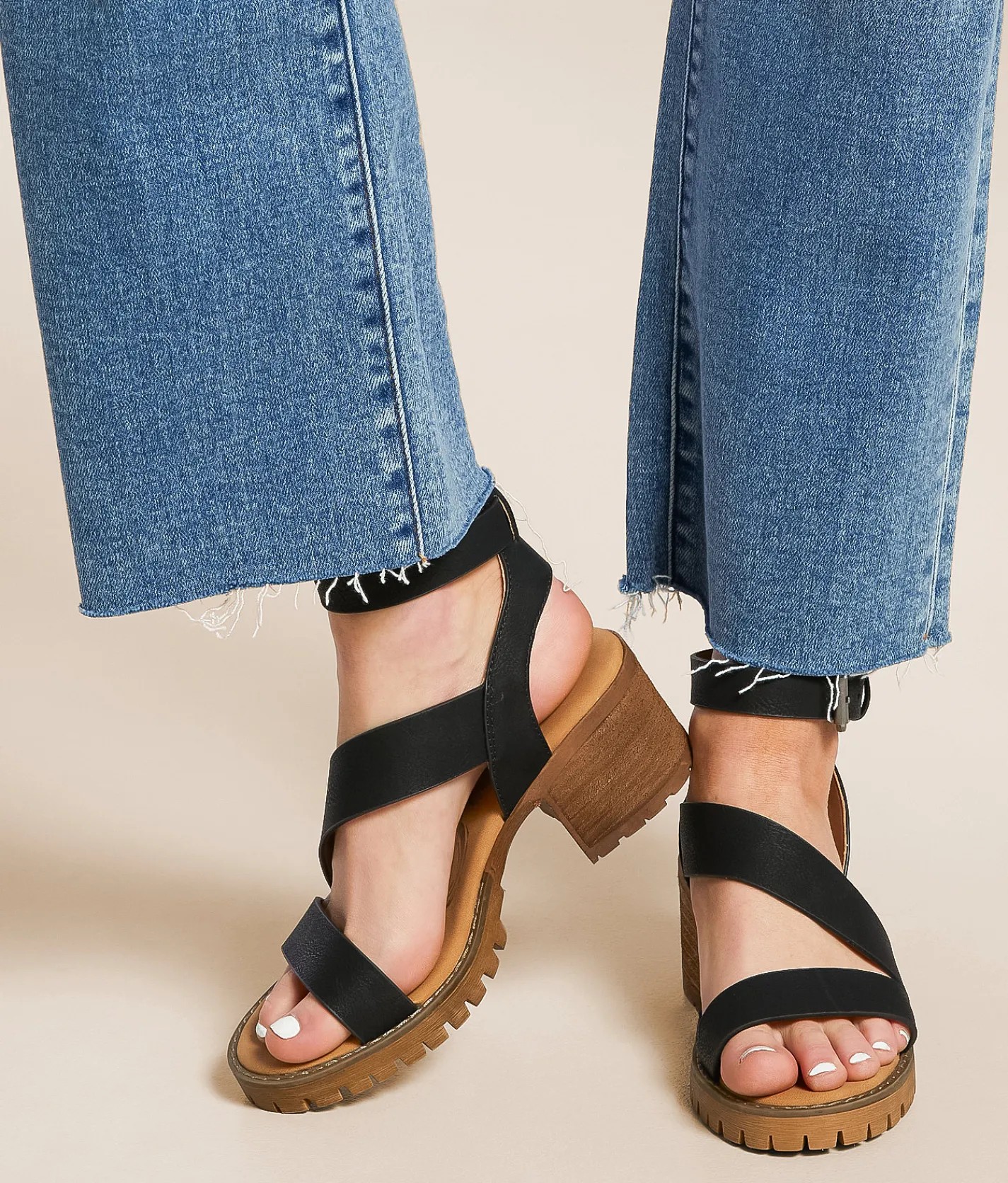 Shoes | Very G Stephanie Strappy Heeled Sandal Black