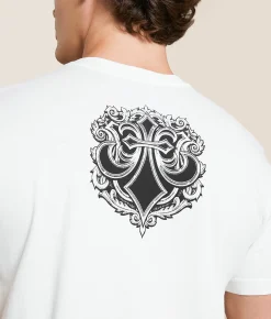 Affliction Step Of Honor T-Shirt Vintage White Sale