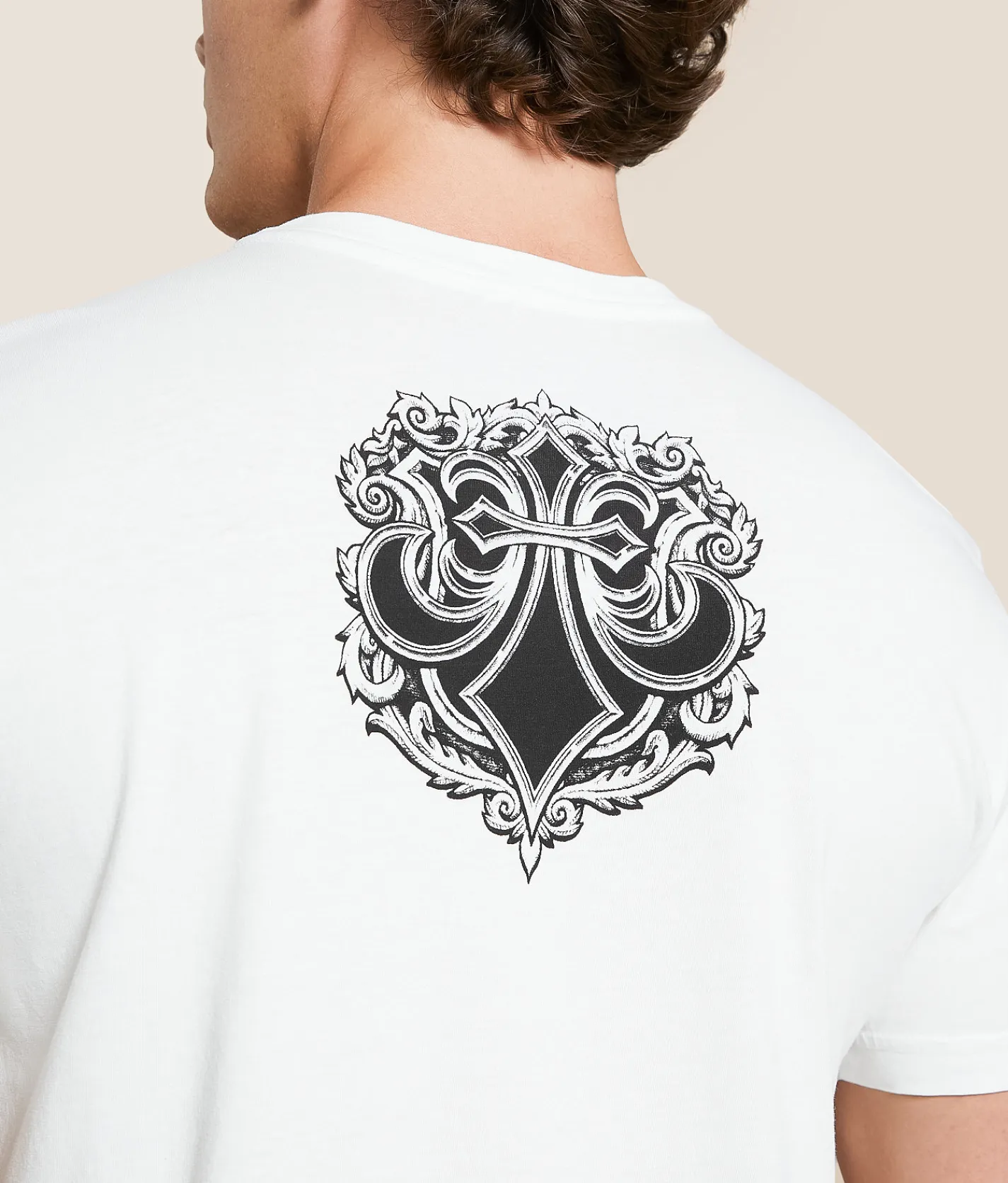 Affliction Step Of Honor T-Shirt Vintage White Sale