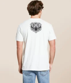 Affliction Step Of Honor T-Shirt Vintage White Sale