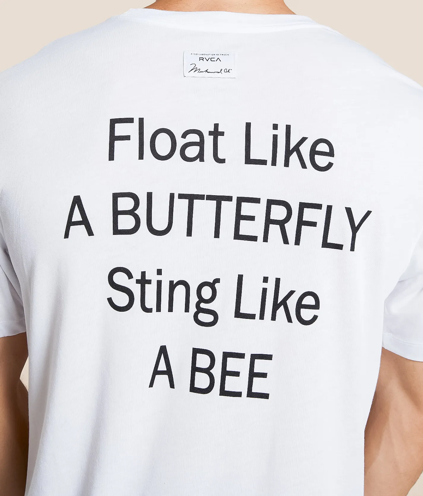 RVCA Sting Like A Bee Sport T-Shirt White Clearance