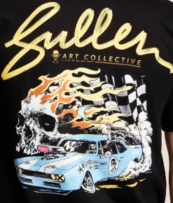 Sullen 1st In Hell T-Shirt Jet Black Discount