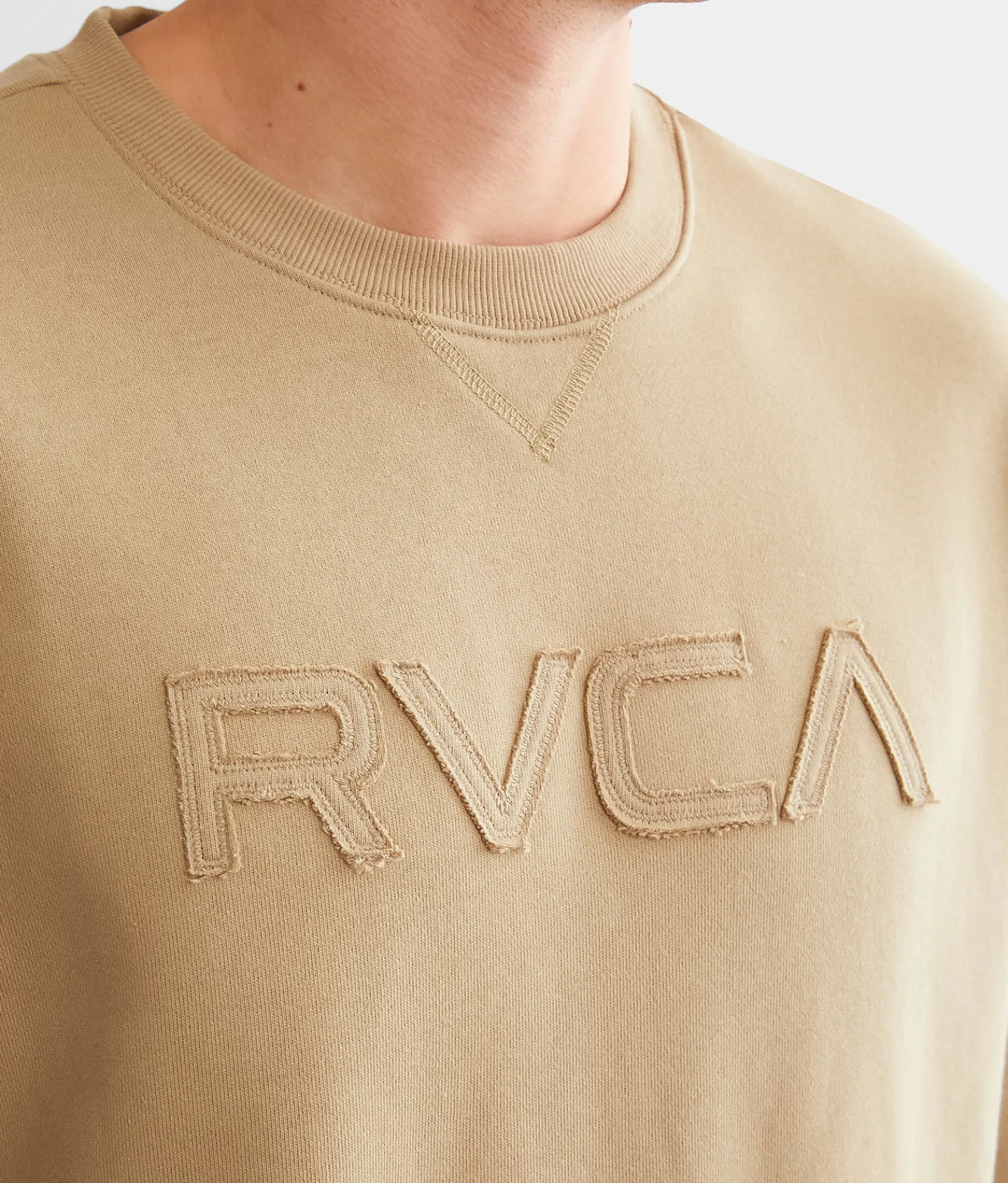 RVCA Stitched Pullover Khaki