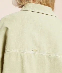 Billabong Stoked On You Twill Shirt Wasabi Clearance