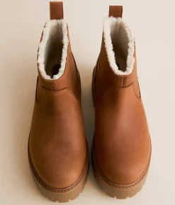 Timberland® Stone Street Leather Ankle Boot Rust Nubuck Clearance