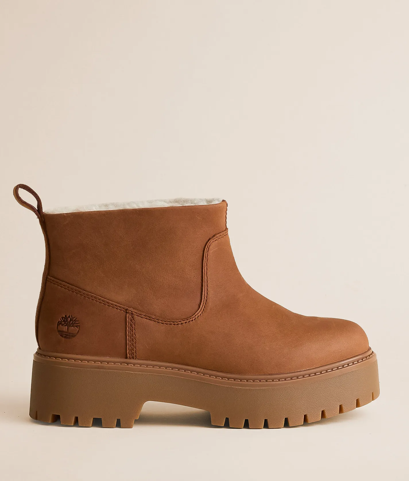 Timberland® Stone Street Leather Ankle Boot Rust Nubuck Clearance