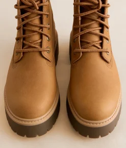 Timberland® Stone Street Leather Boot Wheat Full Grain Online