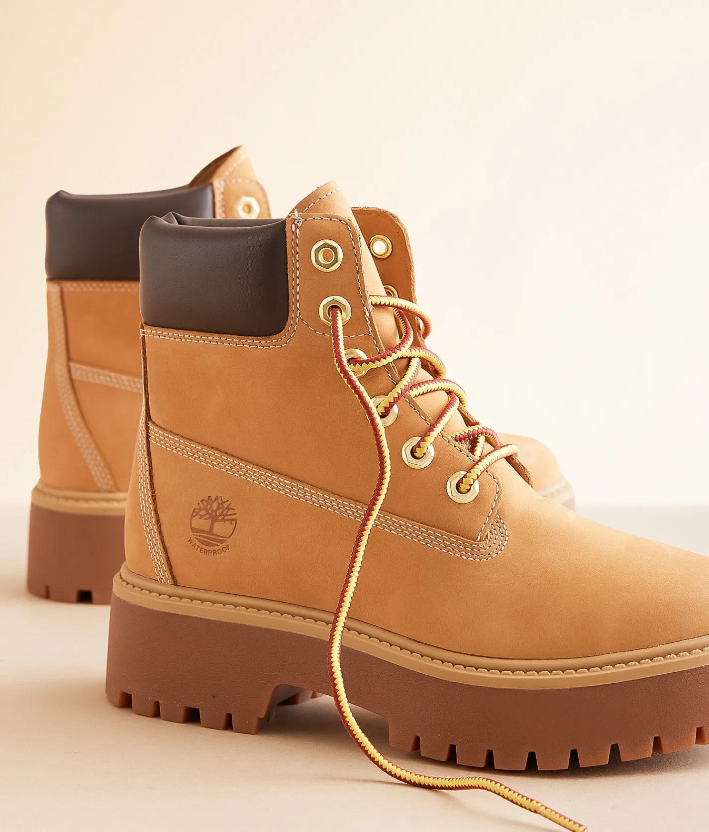 Timberland® Stone Street Mid Leather Boot Wheat