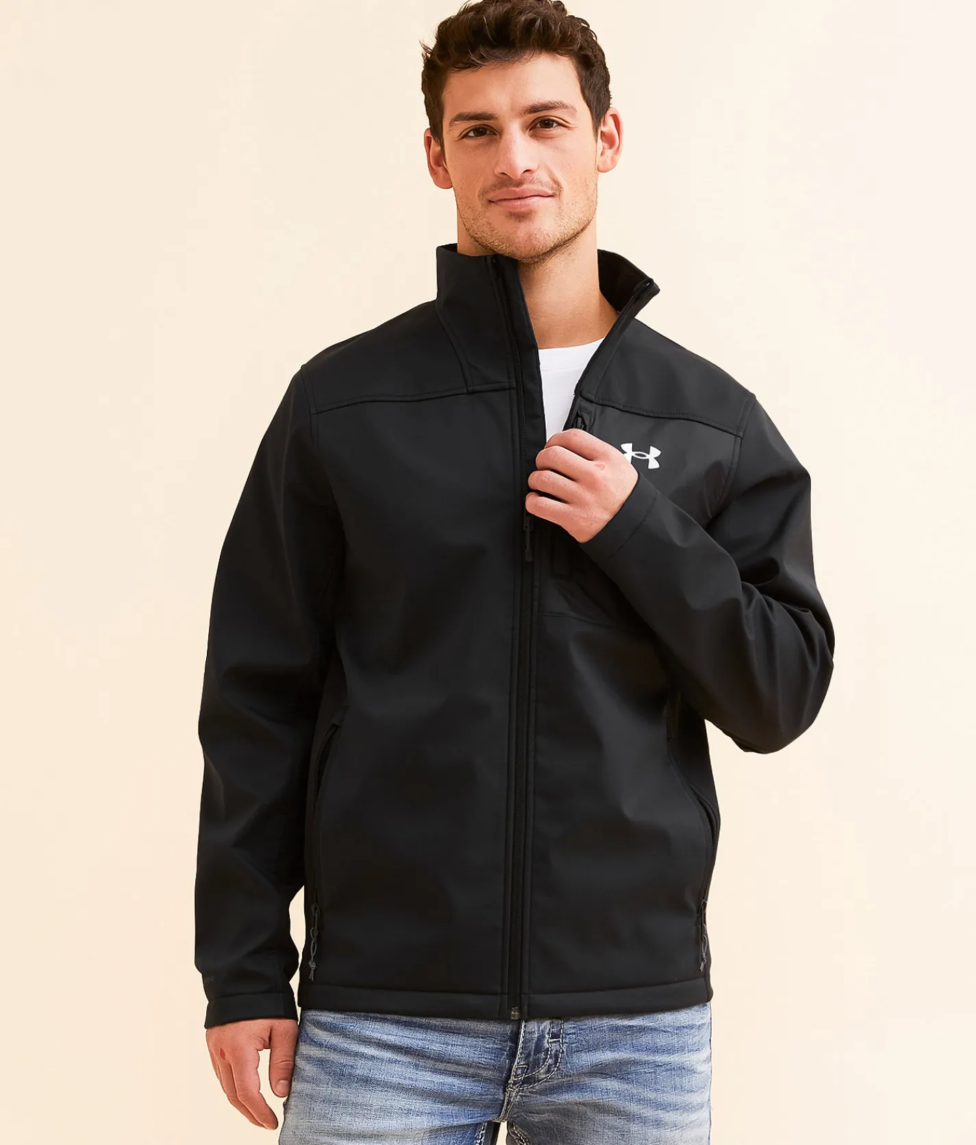 Under Armour® Storm Coldgear Infrared Jacket Black White New