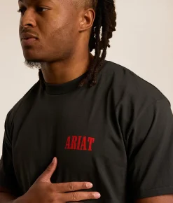Tops|Graphic T-Shirts | Ariat Storm Rider T-Shirt Vintage Black