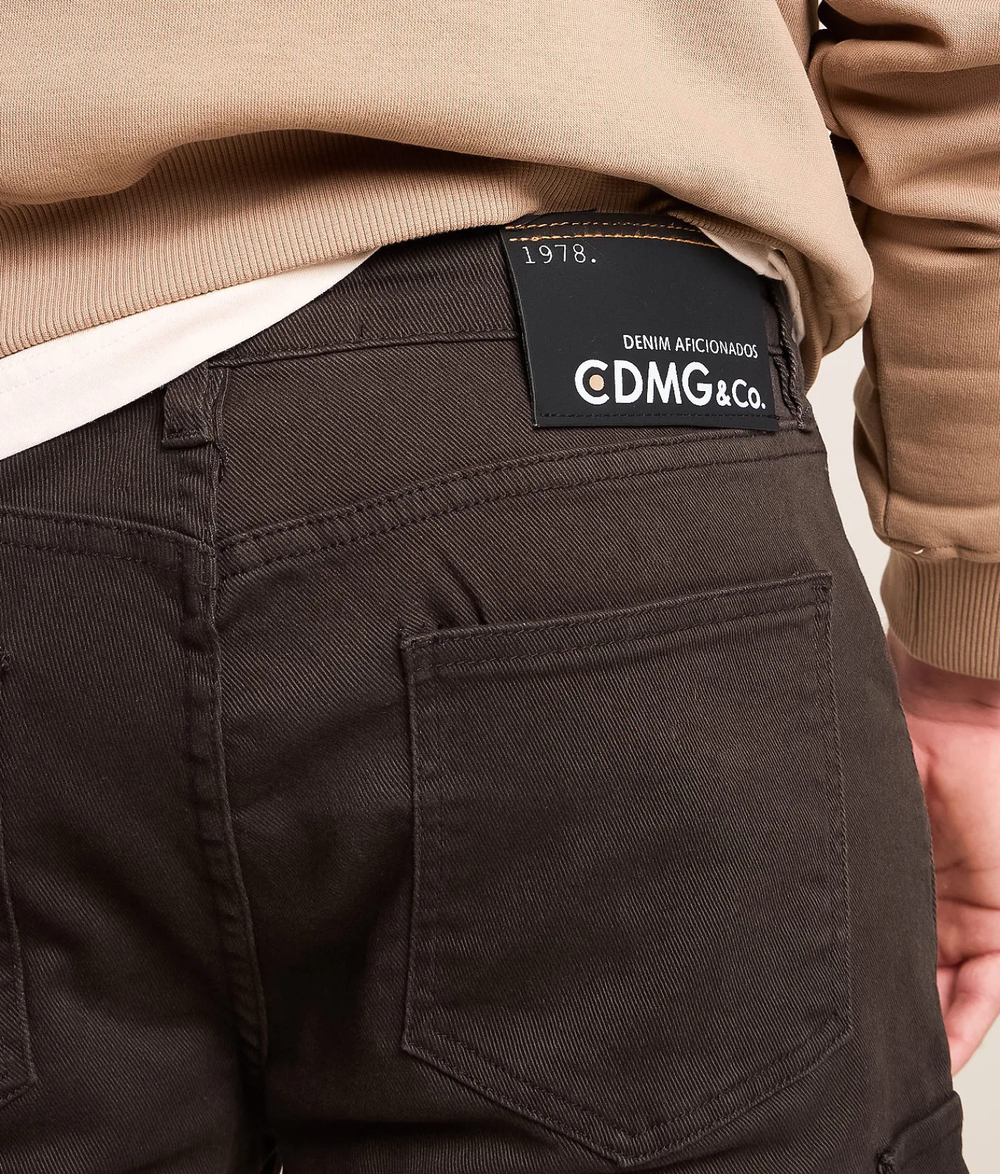 Caliber Straight Cargo Stretch Jean Dark Grey New