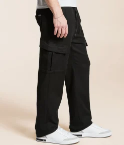 Bottoms | Departwest Straight Cargo Stretch Pant Black