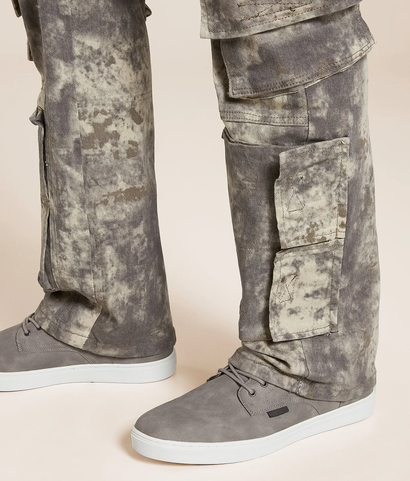 Smoke Rise® Straight Stretch Cargo Jean Solar Khaki Hot