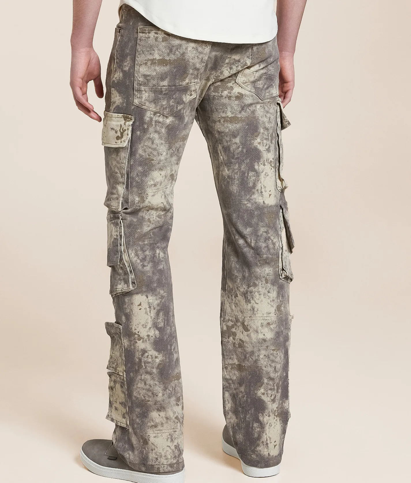 Smoke Rise® Straight Stretch Cargo Jean Solar Khaki Hot