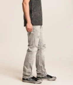 Smoke Rise® Straight Stretch Jean Rubio Grey New