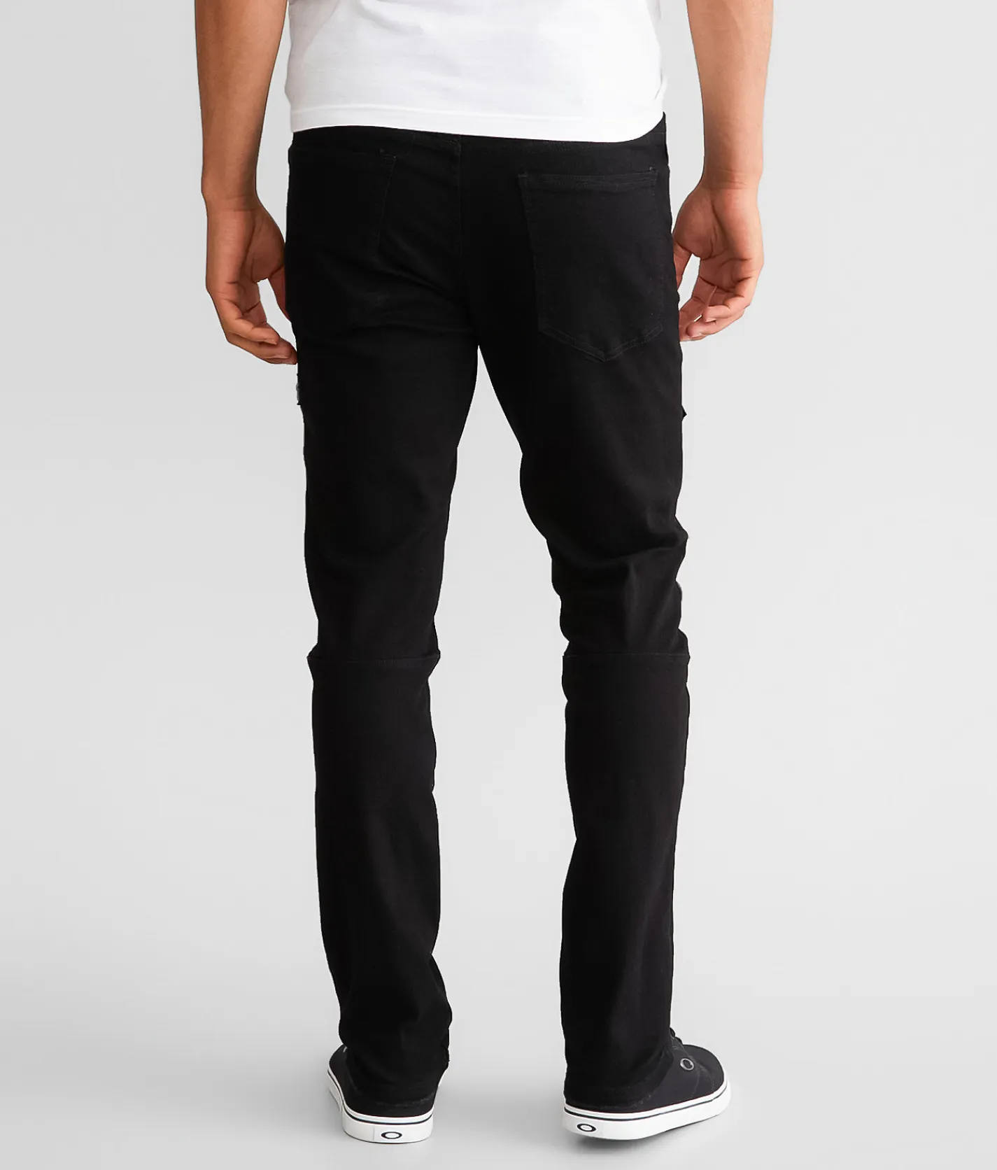 First Row® Straight Stretch Jean Black Sale