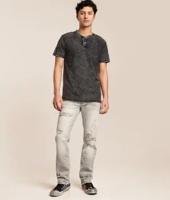 Bottoms | Smoke Rise® Straight Stretch Jean Rubio Grey