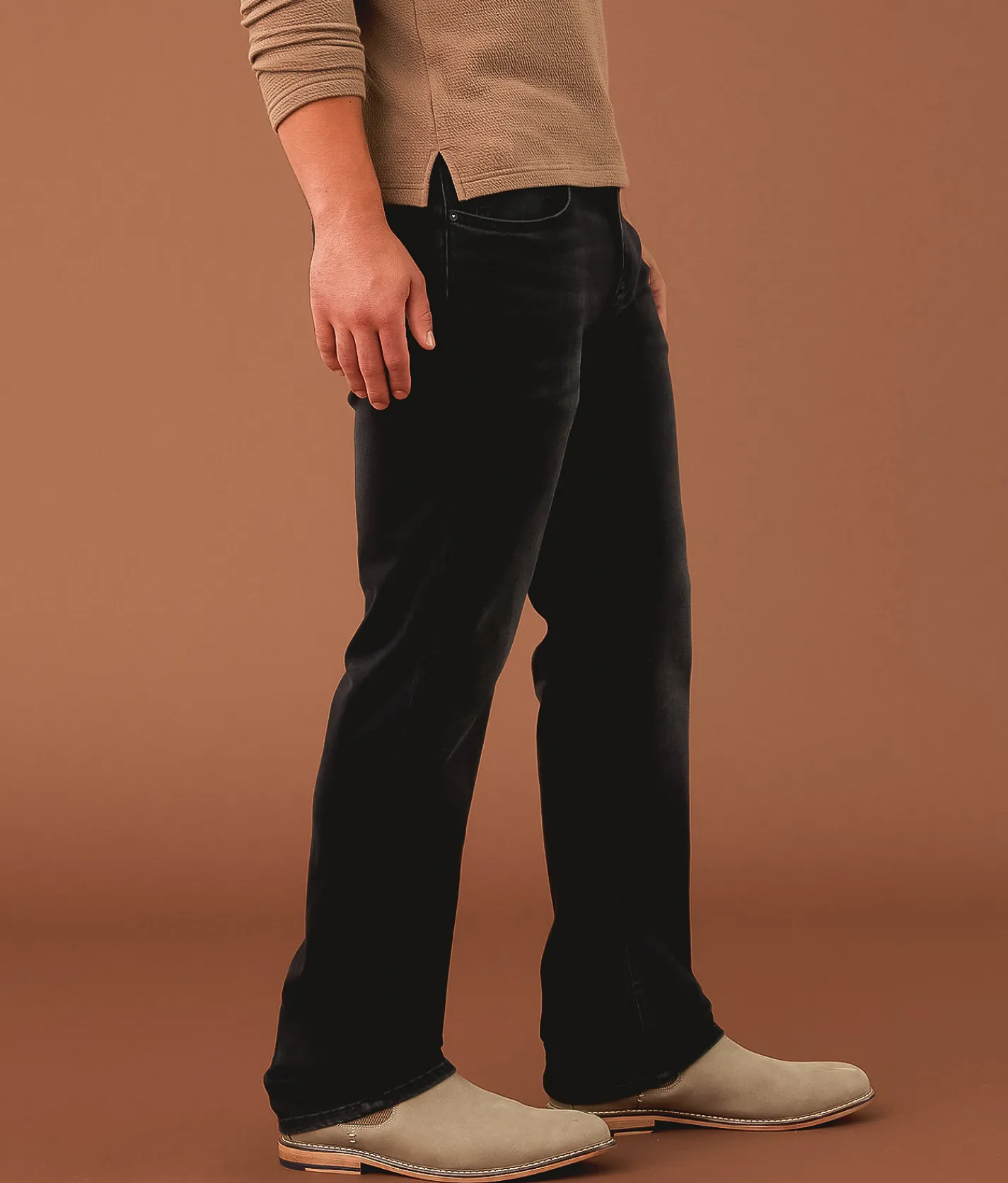 Outpost Makers Straight Stretch Jean Black