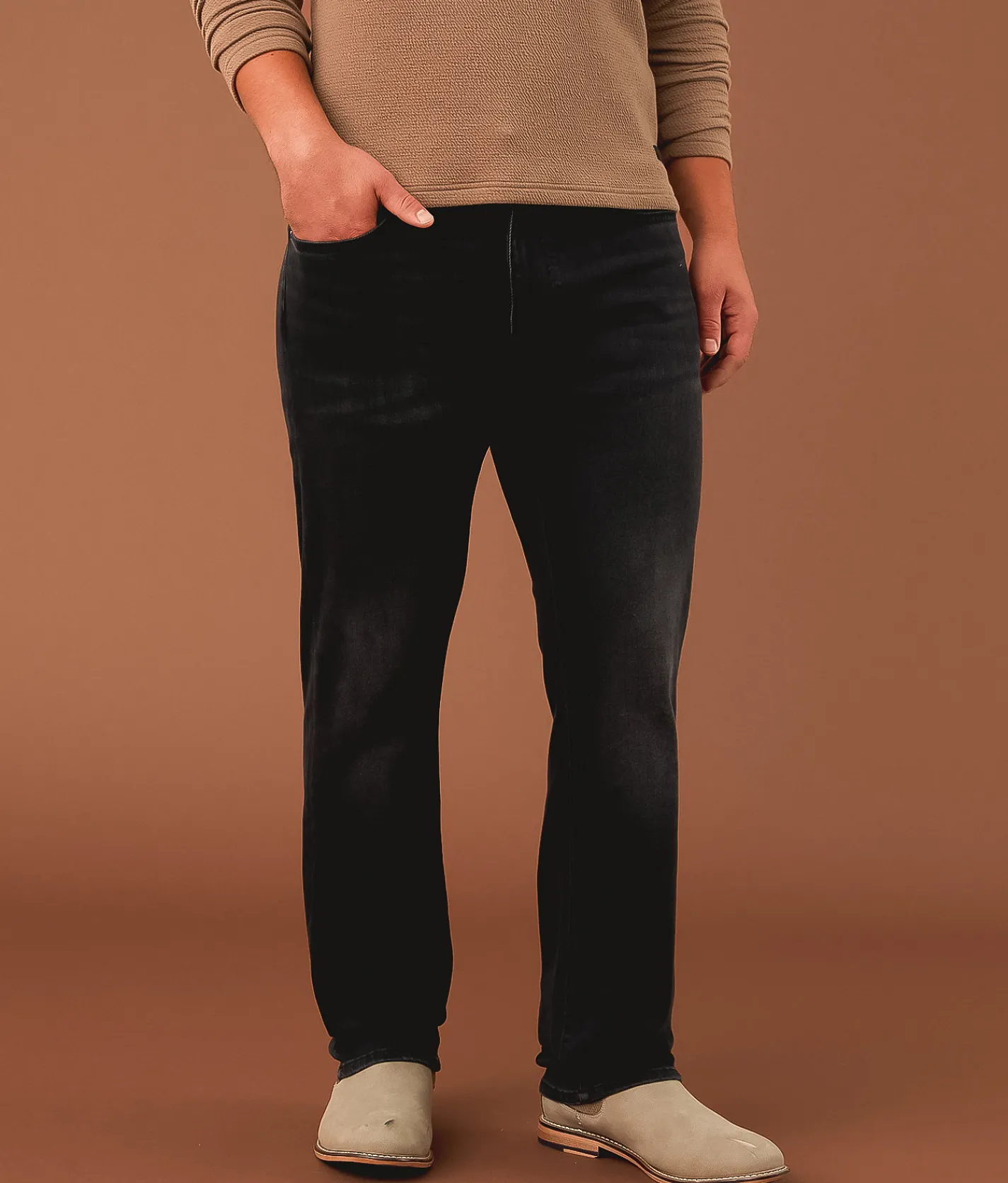 Outpost Makers Straight Stretch Jean Black