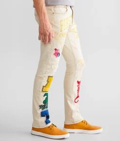 Sale Jeans|Bottoms | First Row® Straight Stretch Jean Light Khaki