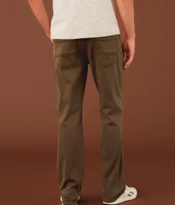 Outpost Makers Straight Stretch Pant Chocolate Outlet
