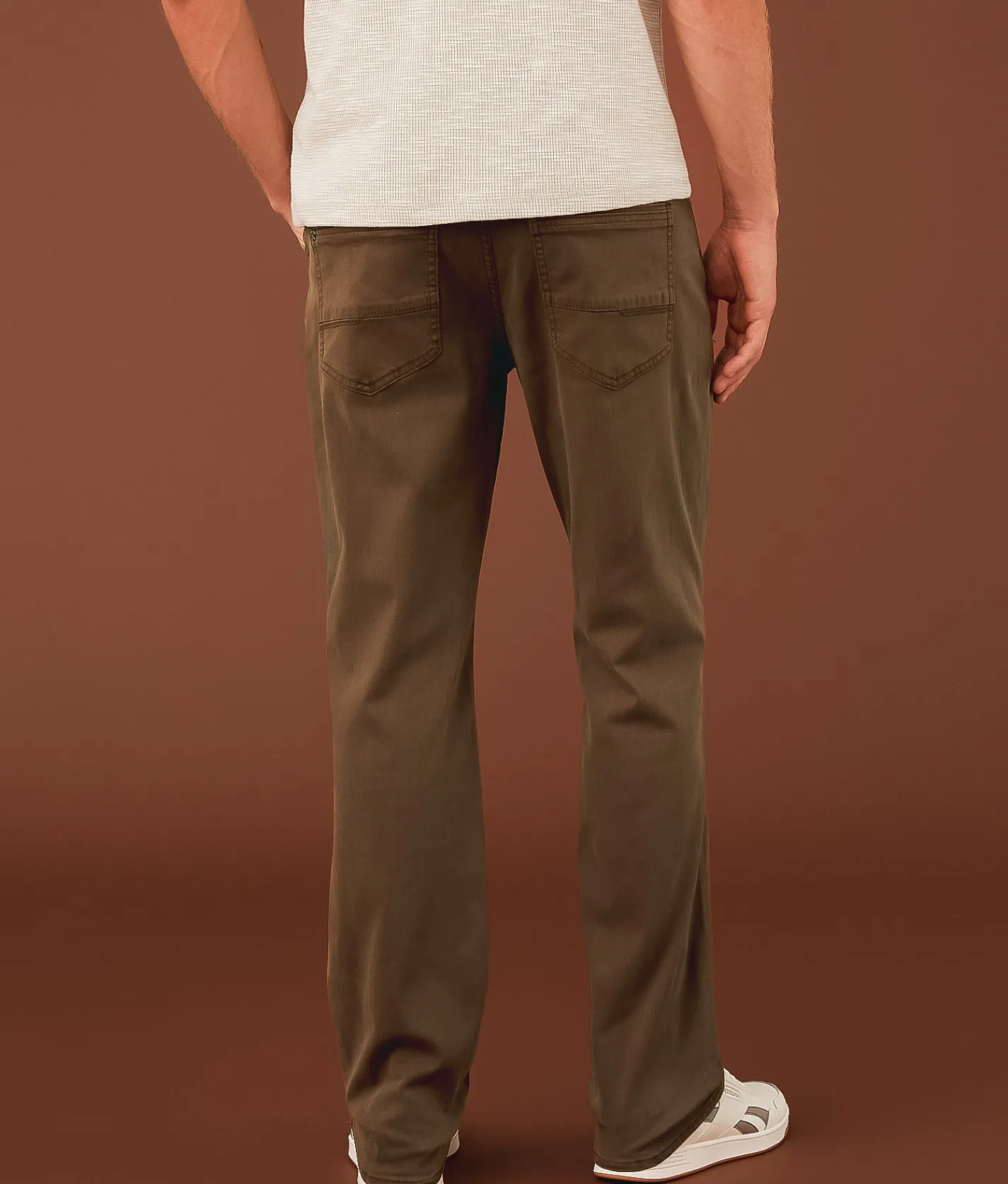 Outpost Makers Straight Stretch Pant Chocolate Outlet