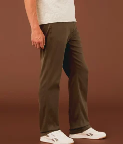 Outpost Makers Straight Stretch Pant Chocolate Outlet