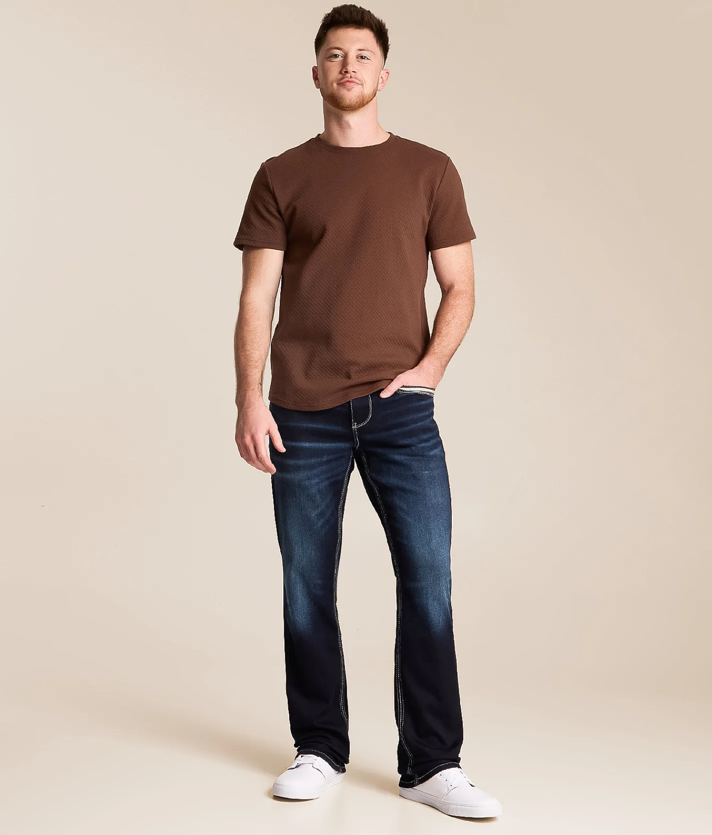 American Fighter Striker Relaxed Straight Stretch Jean Gunn Clearance