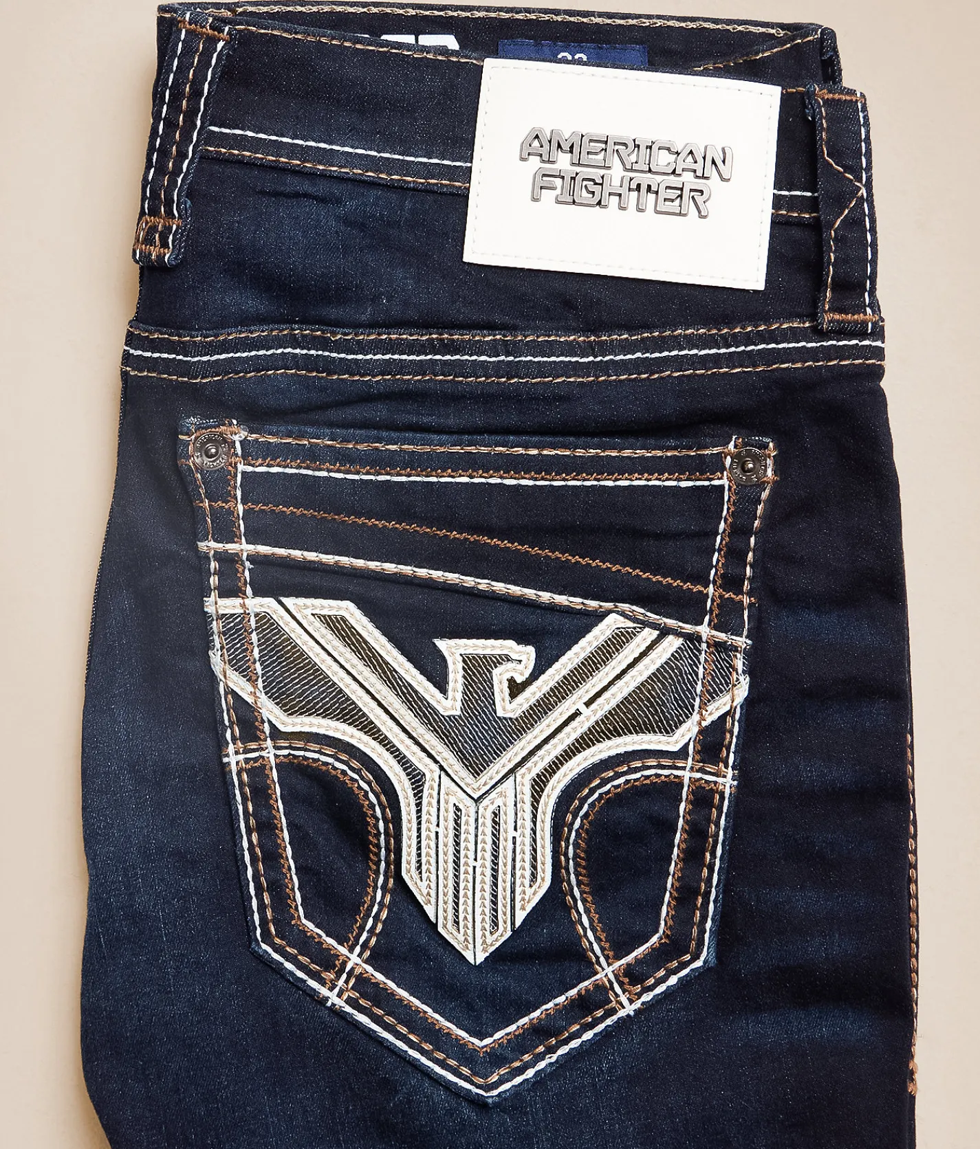 American Fighter Striker Relaxed Straight Stretch Jean Gunn Clearance