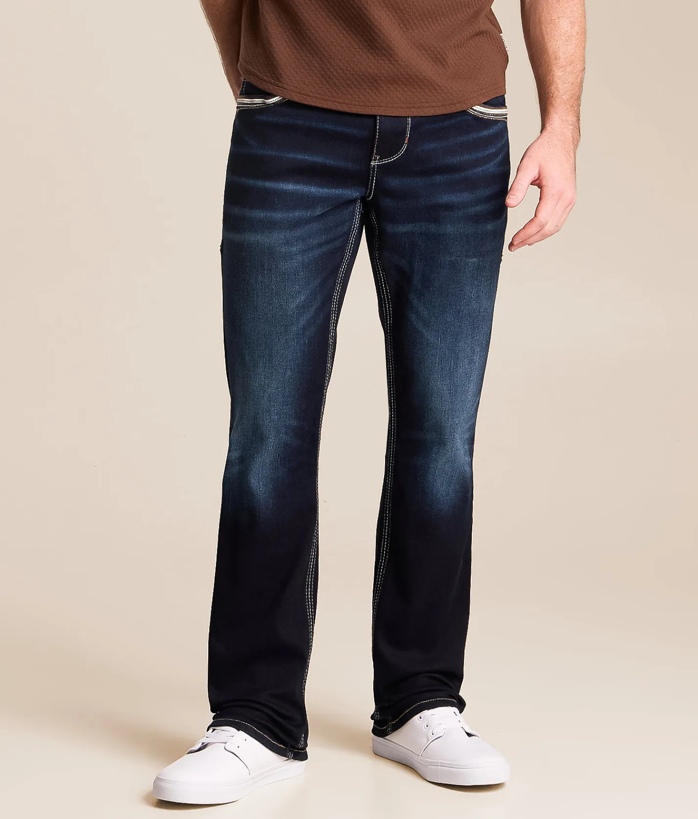 American Fighter Striker Relaxed Straight Stretch Jean Gunn Clearance