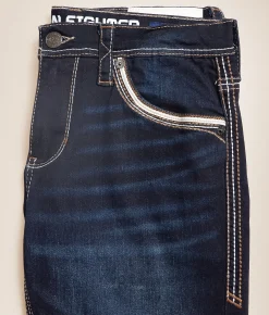 American Fighter Striker Relaxed Straight Stretch Jean Gunn Clearance