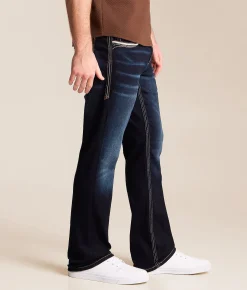 American Fighter Striker Relaxed Straight Stretch Jean Gunn Clearance