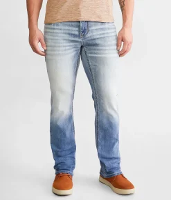 Bottoms|Jeans | American Fighter Striker Straight Stretch Jean Section Wash