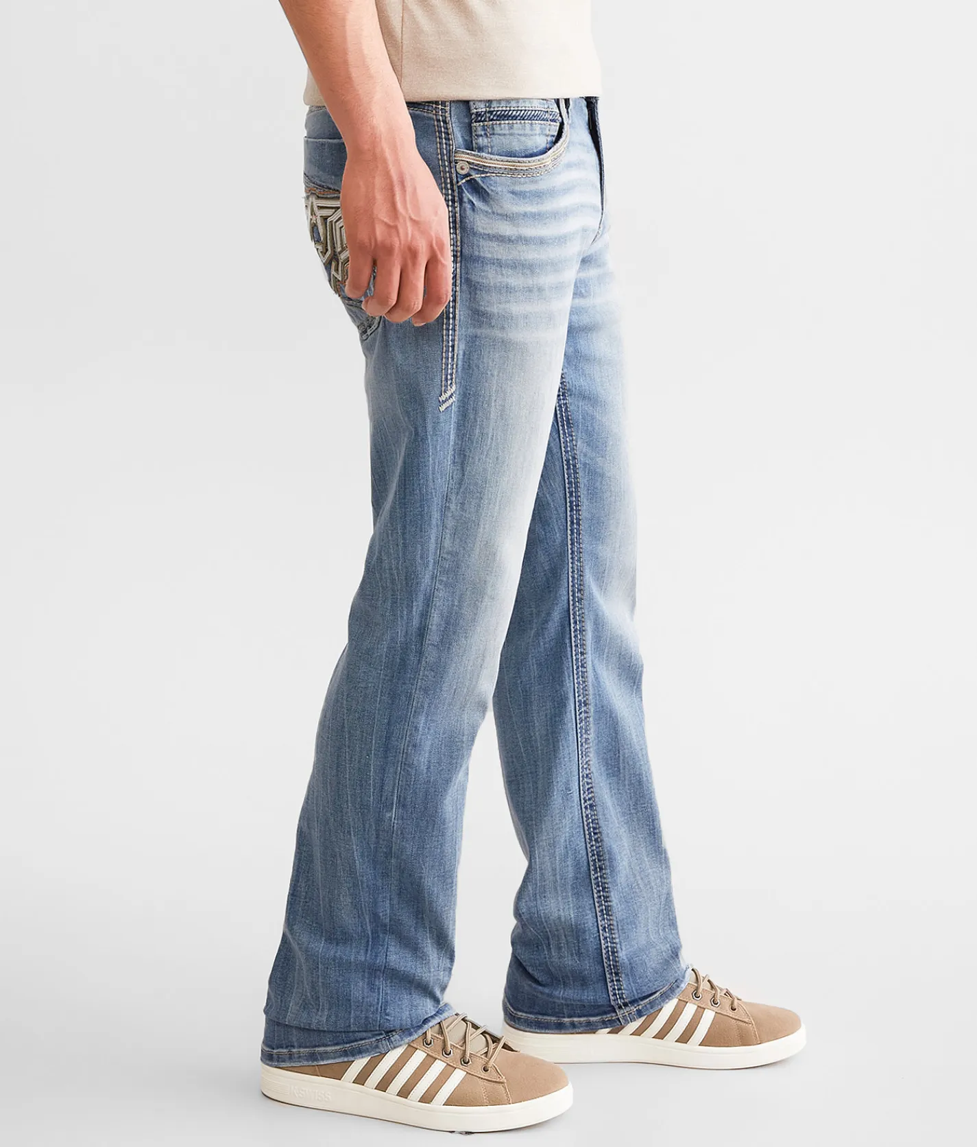 American Fighter Striker Straight Stretch Jean Branson Wash Best
