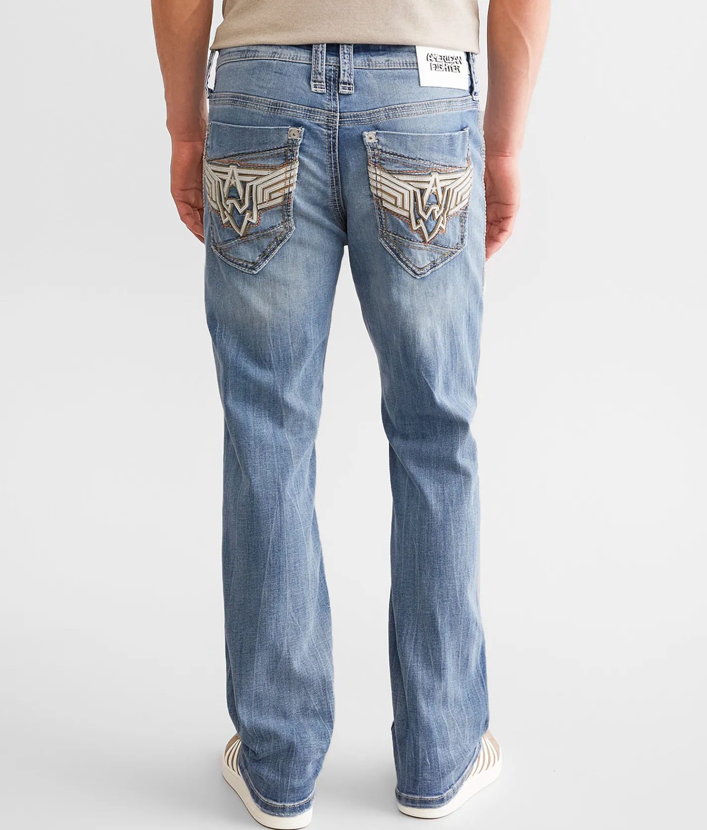 American Fighter Striker Straight Stretch Jean Branson Wash Best