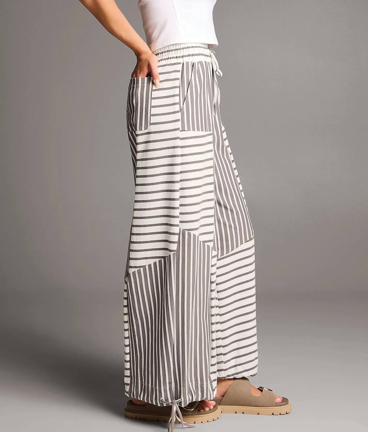 Bottoms | BKE Striped Baggy Jogger Tobin