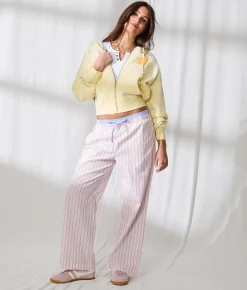 Bottoms | 33 Coastal Striped Boxer Pant Pink Multi