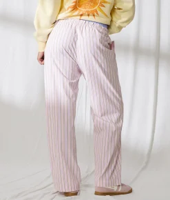 Bottoms | 33 Coastal Striped Boxer Pant Pink Multi
