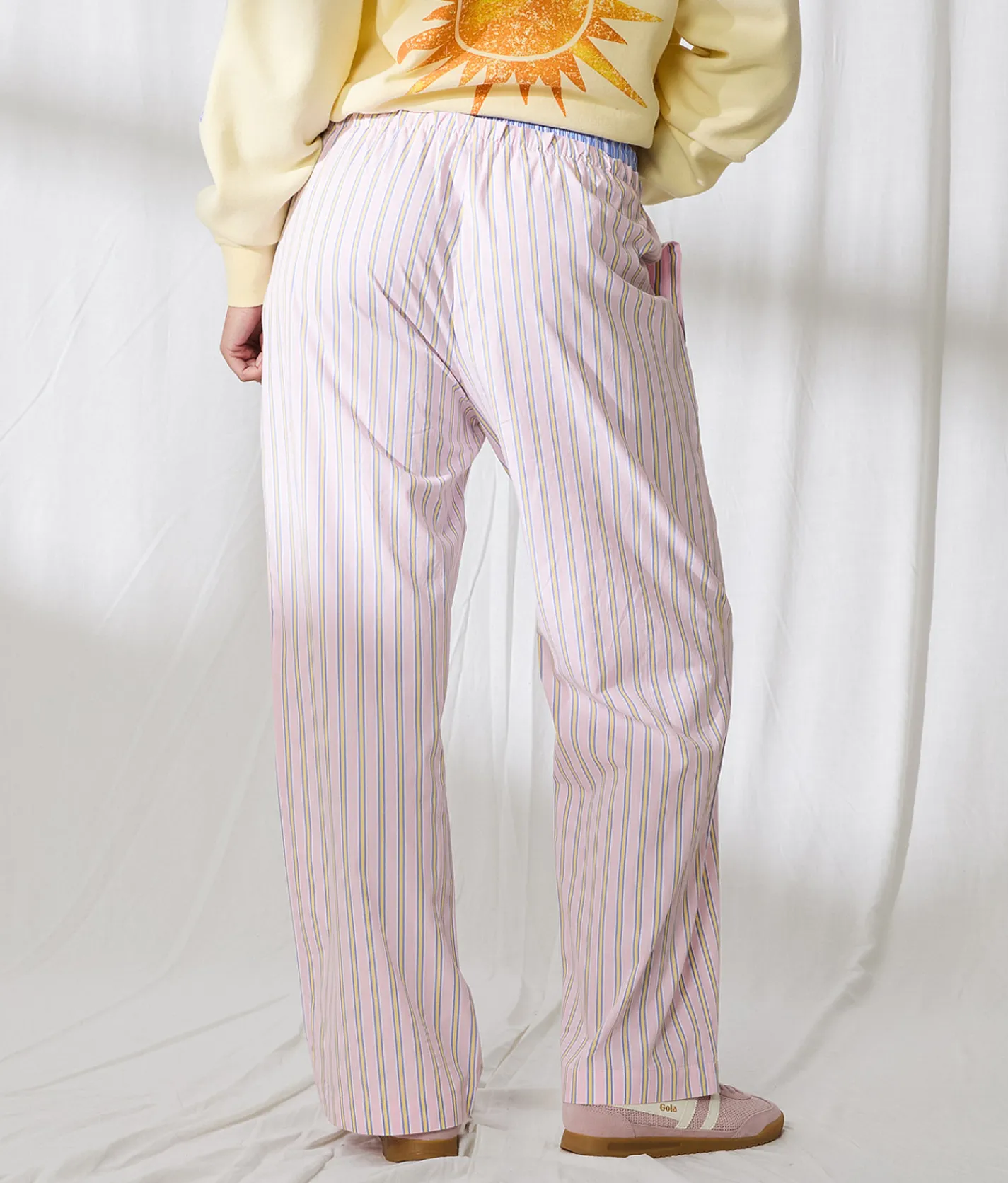Bottoms | 33 Coastal Striped Boxer Pant Pink Multi