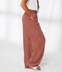Bottoms | 33 Coastal Striped Boxer Pant Blue Stripe