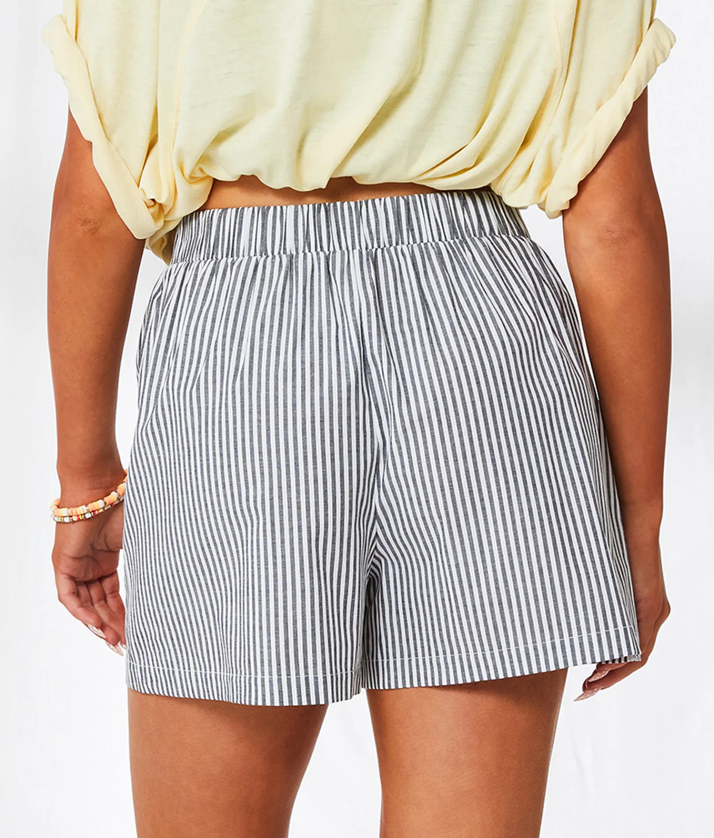 33 Coastal Striped Boxer Short Blue White Outlet
