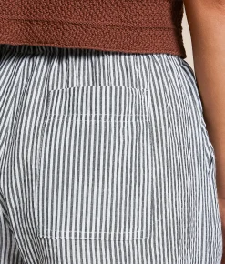 Bottoms|Shorts | Hyfve Striped Boxer Short Black White