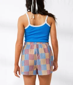 Bottoms|Shorts | 33 Coastal Striped Boxer Short Red Mix