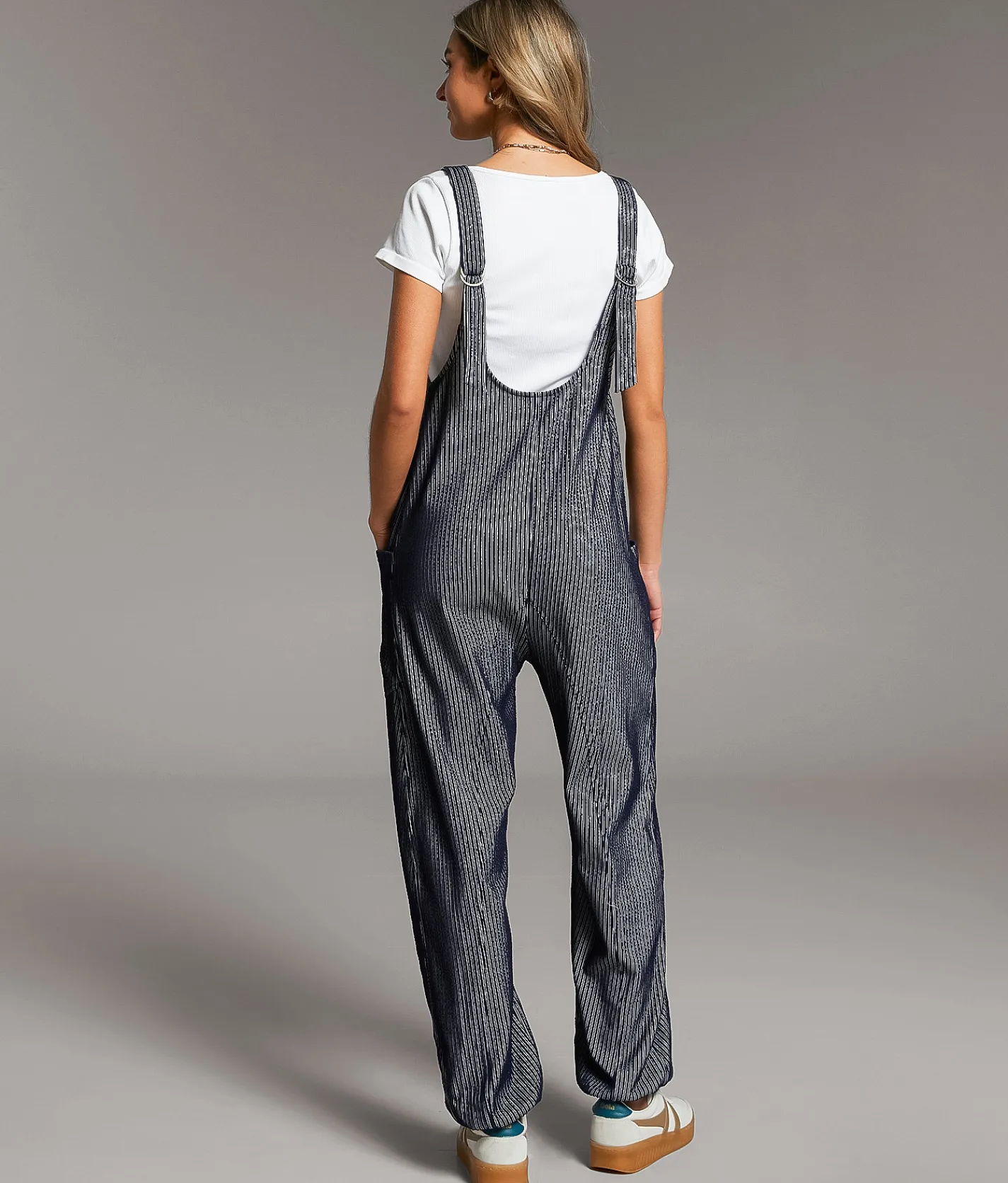 Rompers & Jumpsuits | BKE Striped Overall Jumpsuit Feldspar