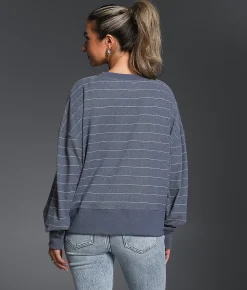 Buckle Black Striped Pullover Andorra Online