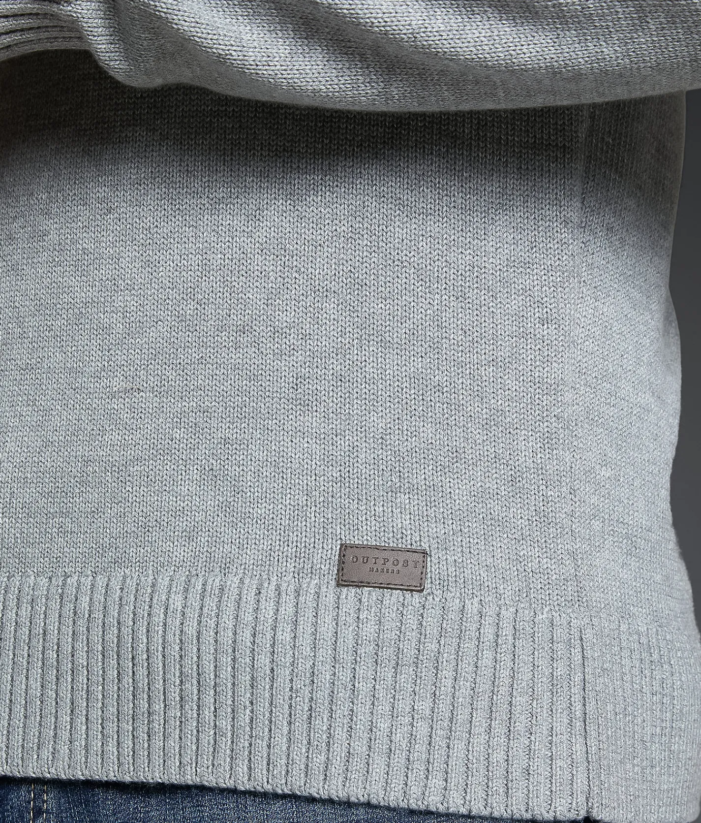 Outpost Makers Striped Shawl Sweater Grey Combo Discount